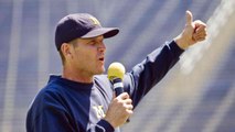 Harbaugh Fires Back at Saban, Alabama