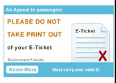 Indian Railways appeals not to print tickets. Electronic form will do ! (23 second appeal)