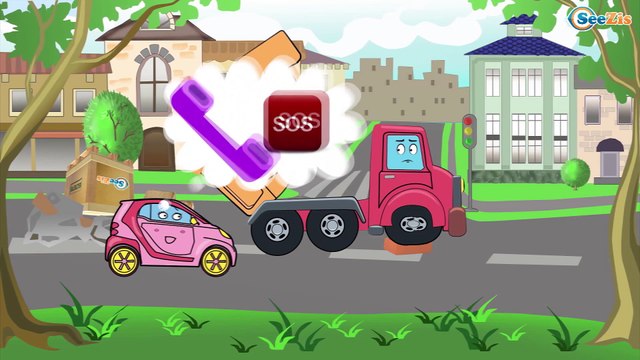 Arabalar çizgi filmleri türkçe. Vinç, Ekskavatör, Kamyon. Eğitici çizgi filmi. Tiki Taki Arabalar