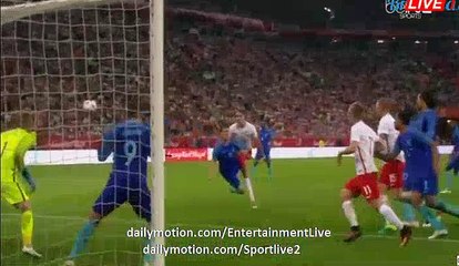 Robert Lewandowski Goal Poland 2-1 Netherlands