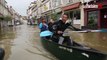 Inondations à Nemours : habitants et commerçants dans le même bateau