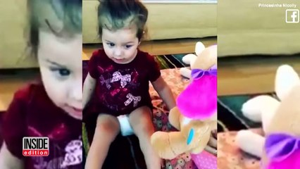 Watch 2-Year-Old Girl See and Hear Her Mom For First Time After Surgery