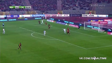 Kasper Hamalainen Goal HD - Belgium 0-1 Finland - 01-06-2016