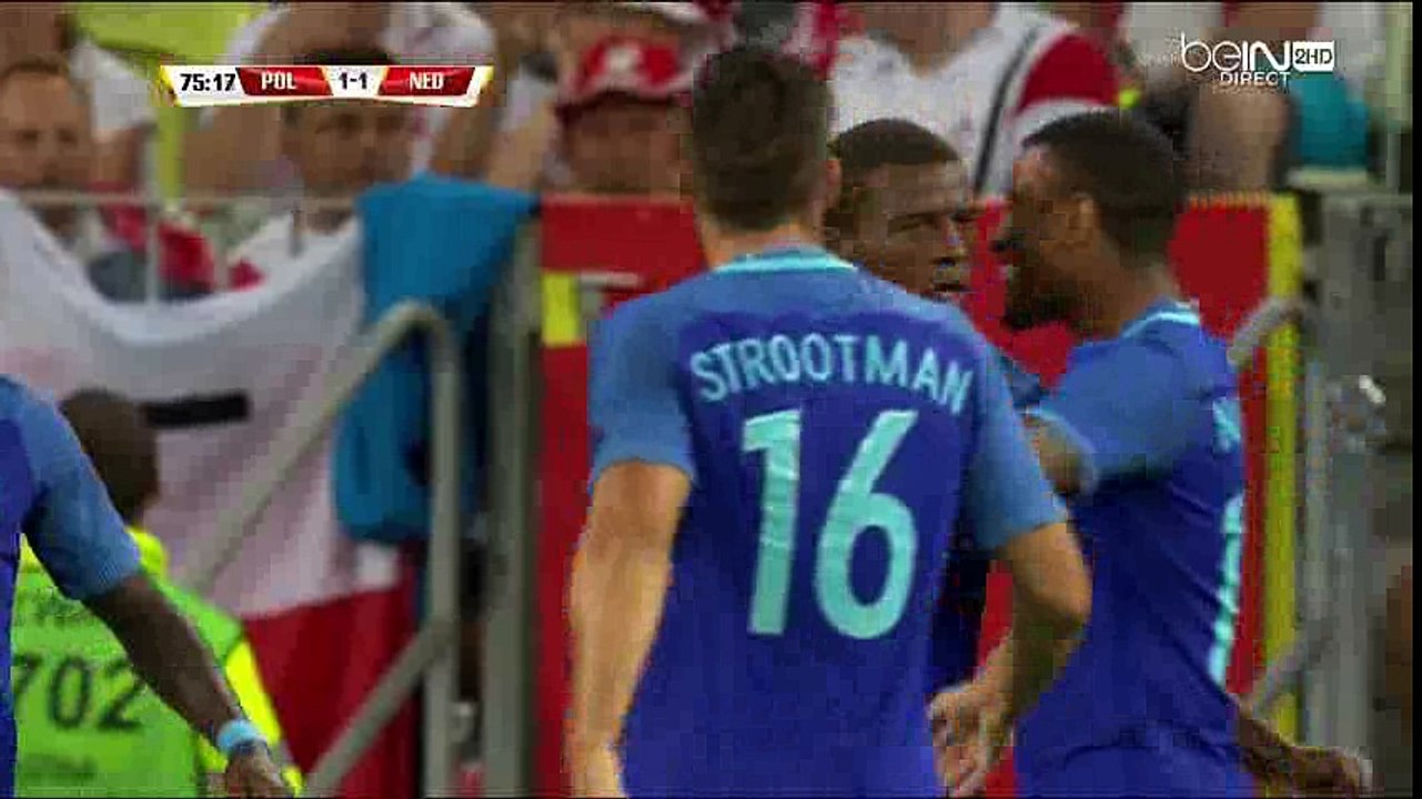 Georginio Wijnaldum Goal HD - Poland 1-2 Netherlands - 01-06-2016