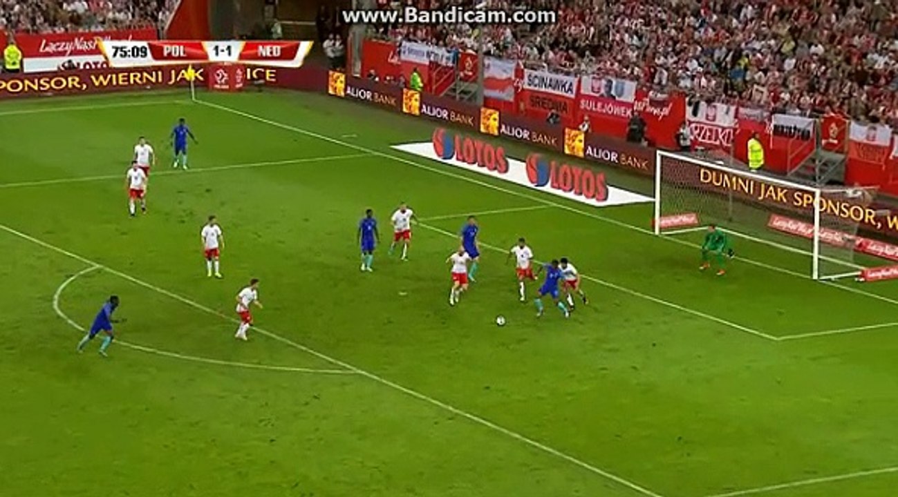 Wijnaldum GOAL (1:2) Poland vs Netherlands ( 2016.06.01)