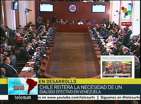 Exige Ecuador ante la OEA respeto a la soberanía de Venezuela