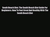 READ book South Beach Diet: The South Beach Diet Guide For Beginners: How To Feel Great And