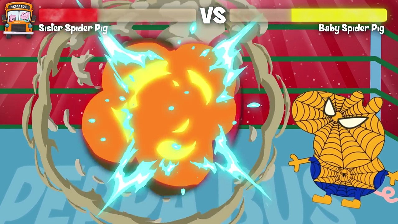 Peppa Pig , Peppa Pig Fight , Spiderpig VS Peppa Pig Spiderman