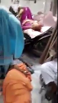 Multiple patients are crying out of pain on a single bed in Punjab Cardiology