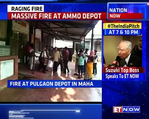 Massive Fire At Maharashtra Ammo Depot