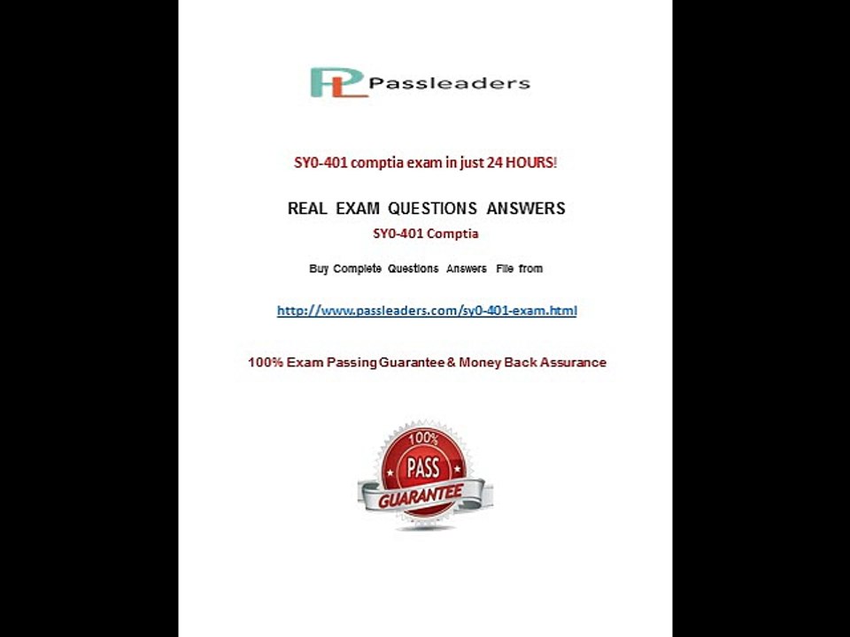 Passleader SY0-401 Study Guide