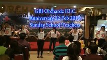 GBI Orchardz FIC Anniversary Sunday School Teachers 22 Feb 2015