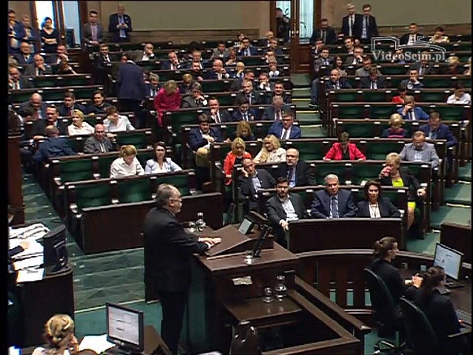 Poseł Janusz Sanocki - Wystąpienie z dnia 20 maja 2016 roku.