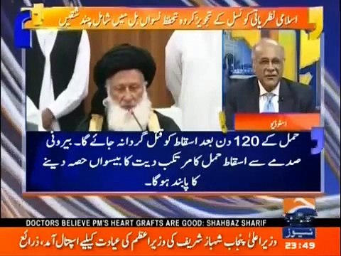 Najam Sethi Tears Apart CII Recommendation of Molana Shirani aur Molana Fazal ko Bohat Shoq CII Ki Chairmanship Ka