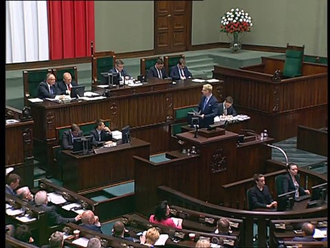 Poseł Michał Stasiński - Wystąpienie z dnia 20 maja 2016 roku.
