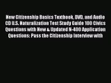 [Download] New Citizenship Basics Textbook DVD and Audio CD U.S. Naturalization Test Study