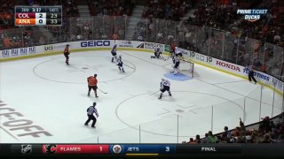 Erik Johnson Runs Corey Perry From Behind (10/16/15)