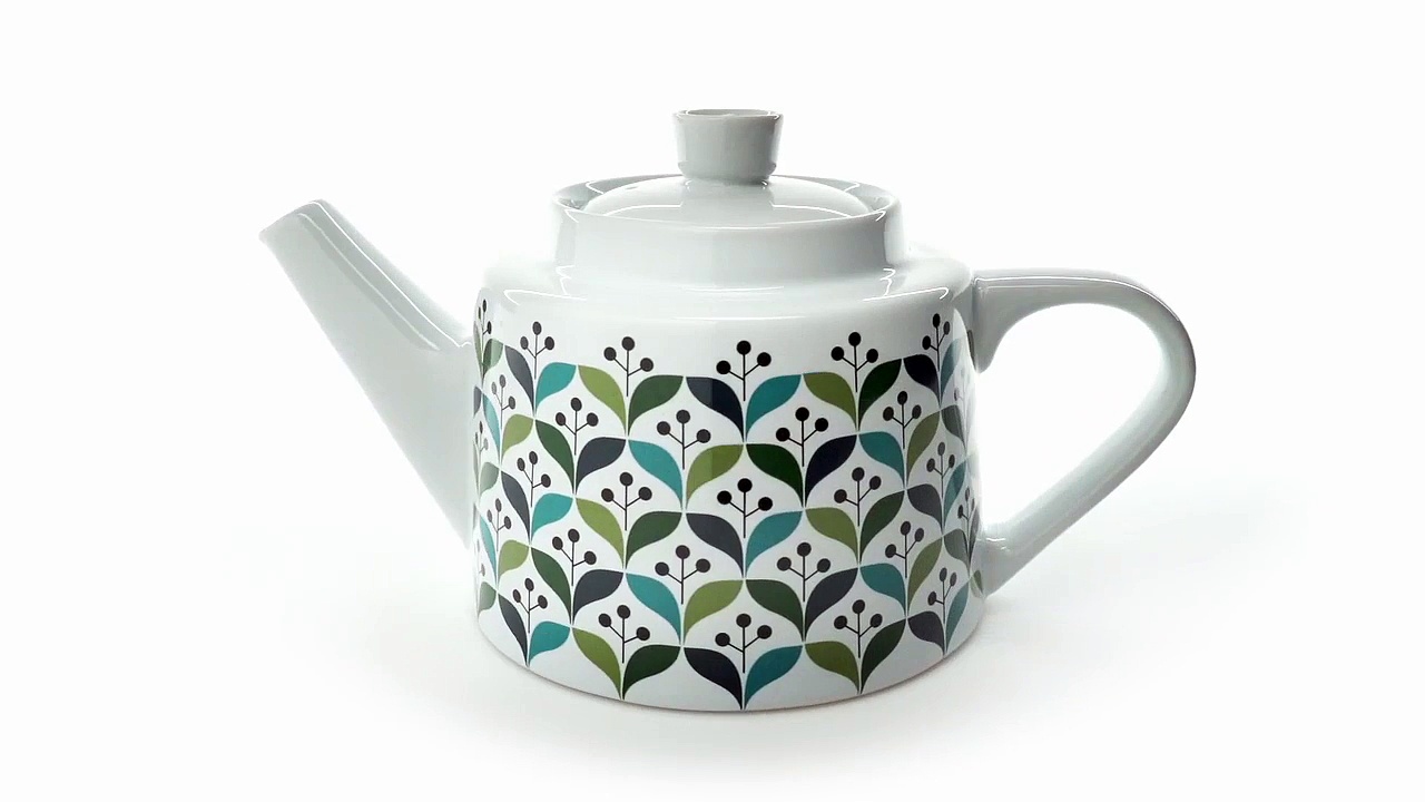 Retro Stoneware Teapot