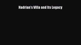 PDF Hadrian's Villa and Its Legacy PDF Book Free