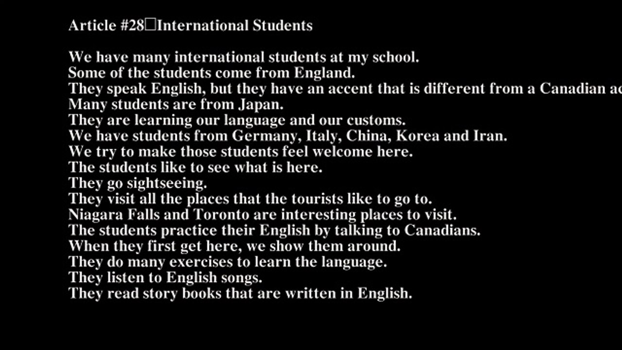 International students