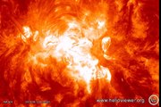 M5.7 Solar Flare AIA 304 (2012-05-10 01:19:56 - 2012-05-10 06:30:44 UTC)