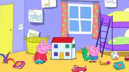 peppa pig tidying up