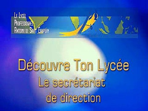 Flashcode : découvre ton lycée - Le secretariat de direction