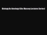 Read Book Biology As Ideology (Cbc Massey Lectures Series) PDF Free