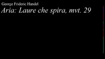 George Frideric Handel - Aria: Laure che spira, mvt. 29, Giulio Cesare: Act 2