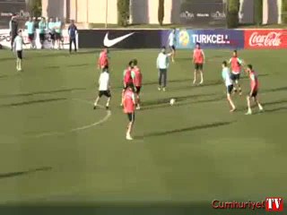 Arda ve Selçuk'un sakatlık anı kamerada