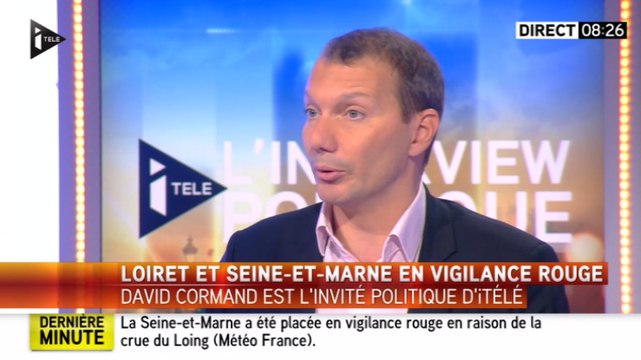 David Cormand : «Ces phénomènes (météorologiques) sont liés au dérèglement climatique»