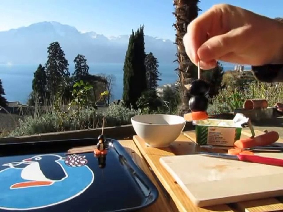 Tuto apéro : fabriquez vos petits pingouins fourrés, une recette amusante