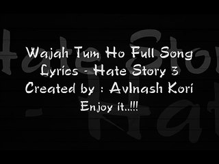 SongsPklyrics.com | Wajah Tum Ho Songs Lyrics – Hate Story 3 | Armaan Malik