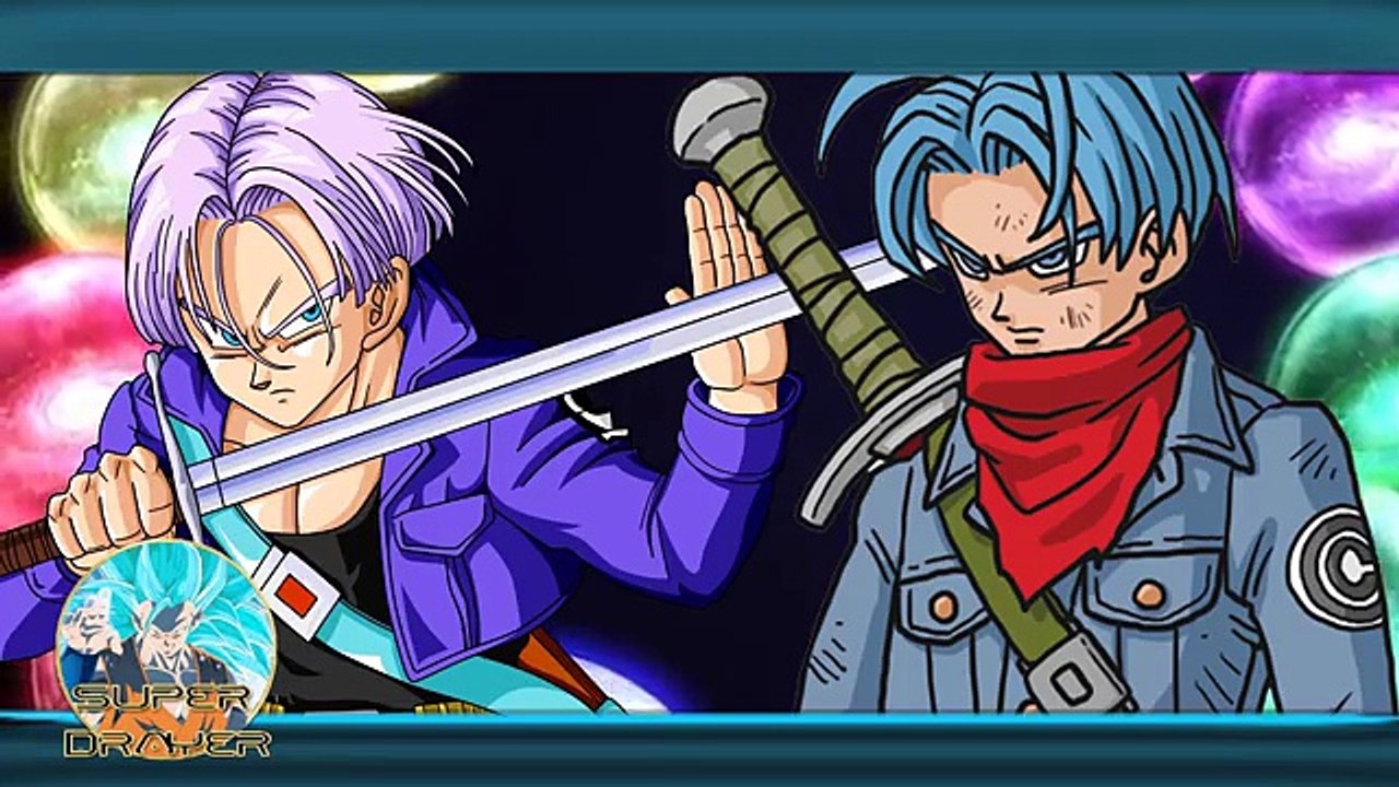 Dragón Ball Super  ¿PORQUE SON TAN DIFERENTES  TRUNKS DEL FUTURO ANTES Y AHORA