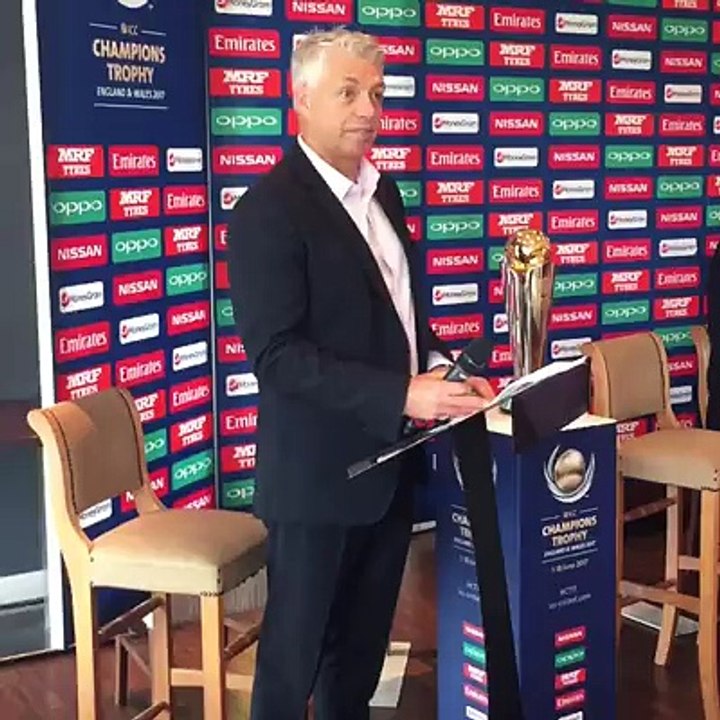 ICC Champions Trophy Launch