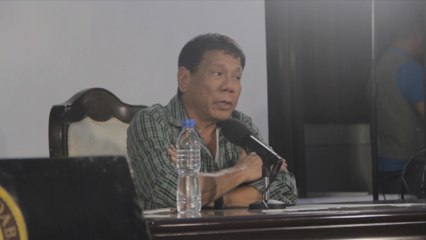 Duterte justifica el asesinato de reporteros en una rueda de prensa