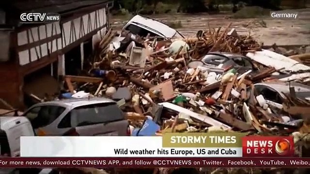 Torrential downpours wreak havoc in north Europe, US and Cuba