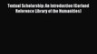 Read Textual Scholarship: An Introduction (Garland Reference Library of the Humanities) Ebook