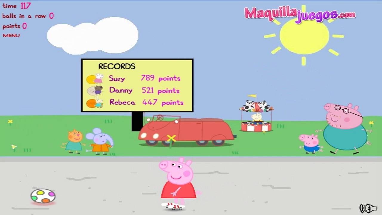 Peppa pig vamos a patinar / videos y juegos de Pepa la cerdita