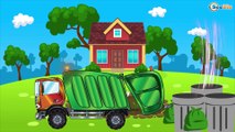 Tractor Pavlik in Car Cartoons for children. Garbage Truck in action! Construction Vehicles for kid