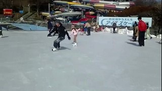 西武園ゆうえんちアイススケートリンク　ice skate 2012/1/28