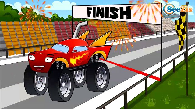 Monster Trucks & Racing Cars. Building Vehicles. Cartoons for Children  Compilation 60 Minutes – Видео Dailymotion