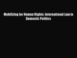 Read Mobilizing for Human Rights: International Law in Domestic Politics Ebook Free