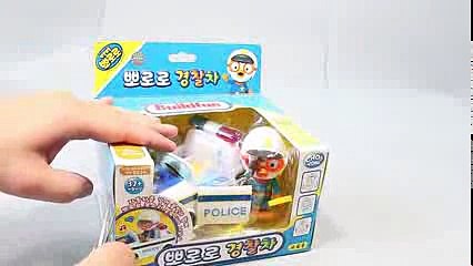 뽀로로 소리나는 멜로디 경찰차 장난감 Pororo Toys мультфильмы про машинки Игрушки