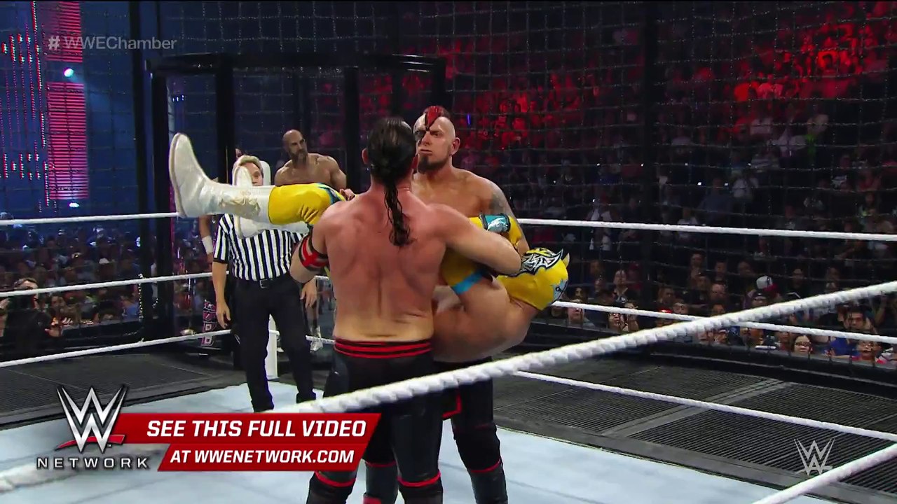 WWE Tag Team Championship Elimination Chamber Match_ Elimination Chamber 2015, on WWE Network