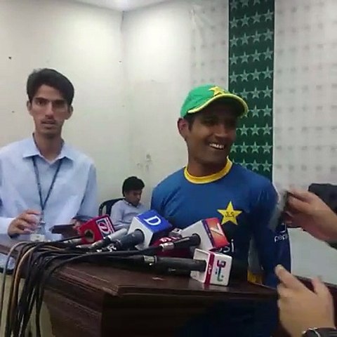 Asad ali pakistani cricketer Live press conference