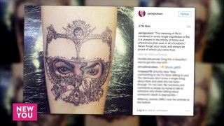 Paris Jackson Gets Michael Jackson's Eyes Tattooed on Her