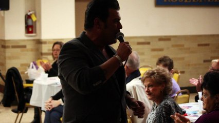 Franz Goovaerts sings 'Baby What Do You Want Me To Do' American Legion May 2016