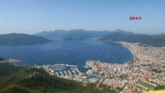 Marmaris Orman Yangınlarına Önlem İçin Marmaris'te Keşif Uçuşu