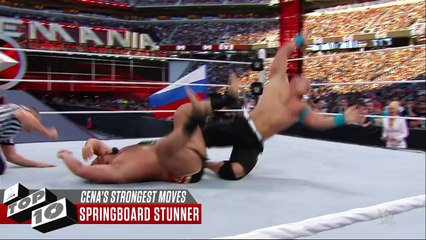 John Cena’s Strongest Moves- WWE Top 10
